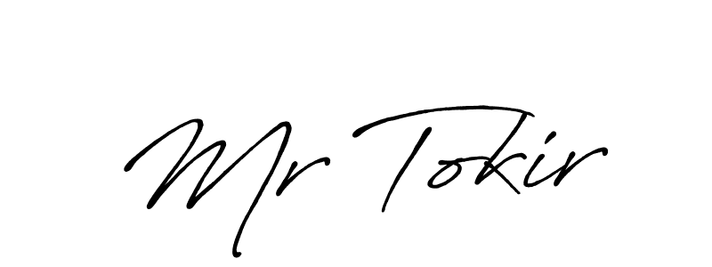 How to make Mr Tokir name signature. Use Antro_Vectra_Bolder style for creating short signs online. This is the latest handwritten sign. Mr Tokir signature style 7 images and pictures png