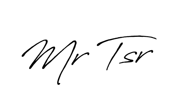 Mr Tsr stylish signature style. Best Handwritten Sign (Antro_Vectra_Bolder) for my name. Handwritten Signature Collection Ideas for my name Mr Tsr. Mr Tsr signature style 7 images and pictures png