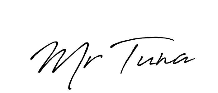 Mr Tuna stylish signature style. Best Handwritten Sign (Antro_Vectra_Bolder) for my name. Handwritten Signature Collection Ideas for my name Mr Tuna. Mr Tuna signature style 7 images and pictures png
