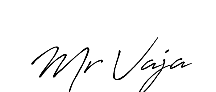Mr Vaja stylish signature style. Best Handwritten Sign (Antro_Vectra_Bolder) for my name. Handwritten Signature Collection Ideas for my name Mr Vaja. Mr Vaja signature style 7 images and pictures png