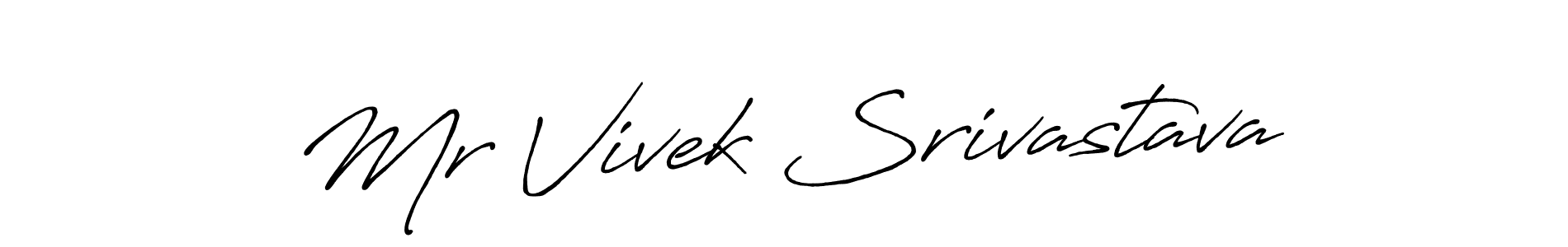 How to make Mr Vivek Srivastava signature? Antro_Vectra_Bolder is a professional autograph style. Create handwritten signature for Mr Vivek Srivastava name. Mr Vivek Srivastava signature style 7 images and pictures png