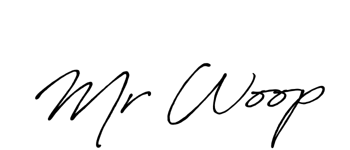 if you are searching for the best signature style for your name Mr Woop. so please give up your signature search. here we have designed multiple signature styles  using Antro_Vectra_Bolder. Mr Woop signature style 7 images and pictures png