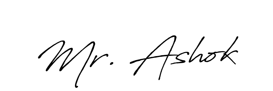 You should practise on your own different ways (Antro_Vectra_Bolder) to write your name (Mr. Ashok) in signature. don't let someone else do it for you. Mr. Ashok signature style 7 images and pictures png