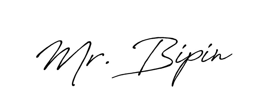 Mr. Bipin stylish signature style. Best Handwritten Sign (Antro_Vectra_Bolder) for my name. Handwritten Signature Collection Ideas for my name Mr. Bipin. Mr. Bipin signature style 7 images and pictures png