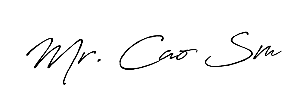 if you are searching for the best signature style for your name Mr. Cao Sm. so please give up your signature search. here we have designed multiple signature styles  using Antro_Vectra_Bolder. Mr. Cao Sm signature style 7 images and pictures png