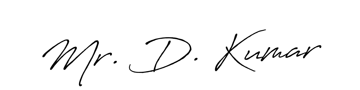 How to make Mr. D. Kumar signature? Antro_Vectra_Bolder is a professional autograph style. Create handwritten signature for Mr. D. Kumar name. Mr. D. Kumar signature style 7 images and pictures png