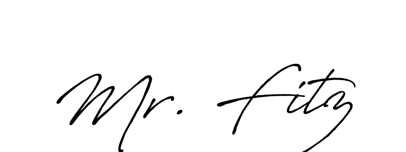 Also You can easily find your signature by using the search form. We will create Mr. Fitz name handwritten signature images for you free of cost using Antro_Vectra_Bolder sign style. Mr. Fitz signature style 7 images and pictures png