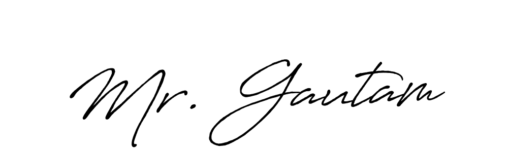 How to Draw Mr. Gautam signature style? Antro_Vectra_Bolder is a latest design signature styles for name Mr. Gautam. Mr. Gautam signature style 7 images and pictures png