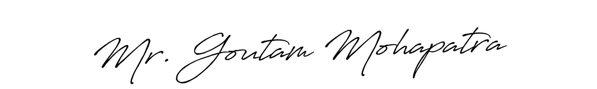 Mr. Goutam Mohapatra stylish signature style. Best Handwritten Sign (Antro_Vectra_Bolder) for my name. Handwritten Signature Collection Ideas for my name Mr. Goutam Mohapatra. Mr. Goutam Mohapatra signature style 7 images and pictures png