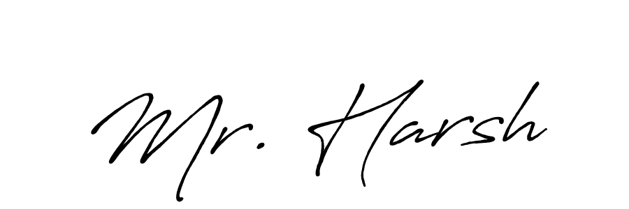 The best way (Antro_Vectra_Bolder) to make a short signature is to pick only two or three words in your name. The name Mr. Harsh include a total of six letters. For converting this name. Mr. Harsh signature style 7 images and pictures png