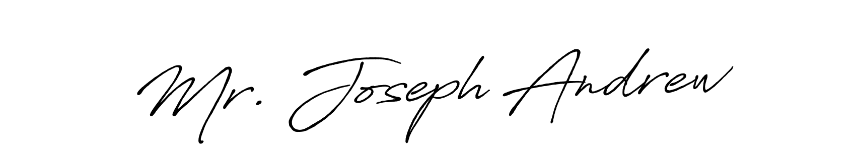 Antro_Vectra_Bolder is a professional signature style that is perfect for those who want to add a touch of class to their signature. It is also a great choice for those who want to make their signature more unique. Get Mr. Joseph Andrew name to fancy signature for free. Mr. Joseph Andrew signature style 7 images and pictures png