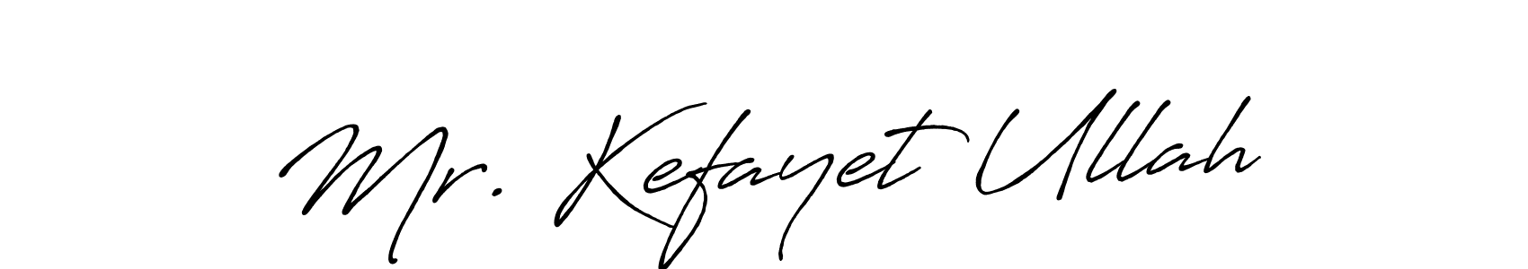 You should practise on your own different ways (Antro_Vectra_Bolder) to write your name (Mr. Kefayet Ullah) in signature. don't let someone else do it for you. Mr. Kefayet Ullah signature style 7 images and pictures png