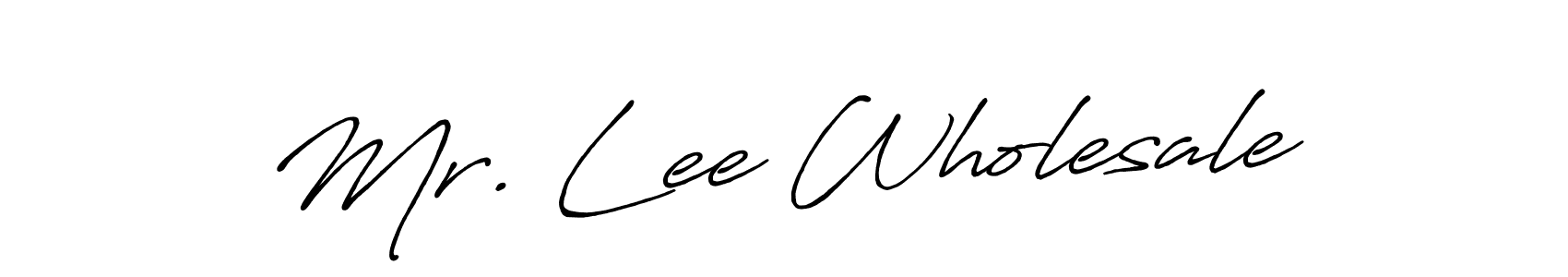 This is the best signature style for the Mr. Lee Wholesale name. Also you like these signature font (Antro_Vectra_Bolder). Mix name signature. Mr. Lee Wholesale signature style 7 images and pictures png