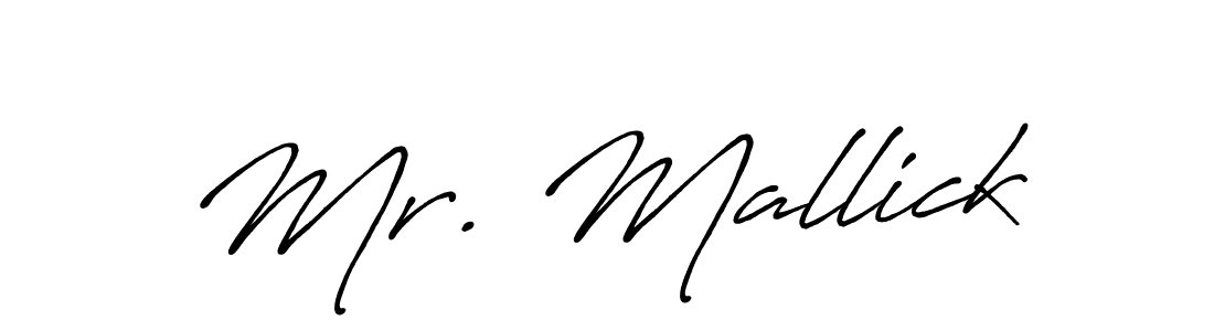 if you are searching for the best signature style for your name Mr. Mallick. so please give up your signature search. here we have designed multiple signature styles  using Antro_Vectra_Bolder. Mr. Mallick signature style 7 images and pictures png