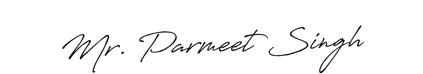 You should practise on your own different ways (Antro_Vectra_Bolder) to write your name (Mr. Parmeet Singh) in signature. don't let someone else do it for you. Mr. Parmeet Singh signature style 7 images and pictures png
