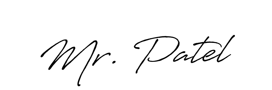 Once you've used our free online signature maker to create your best signature Antro_Vectra_Bolder style, it's time to enjoy all of the benefits that Mr. Patel name signing documents. Mr. Patel signature style 7 images and pictures png
