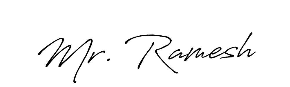 Once you've used our free online signature maker to create your best signature Antro_Vectra_Bolder style, it's time to enjoy all of the benefits that Mr. Ramesh name signing documents. Mr. Ramesh signature style 7 images and pictures png