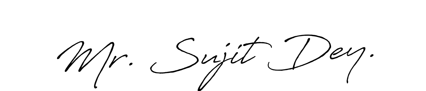 It looks lik you need a new signature style for name Mr. Sujit Dey.. Design unique handwritten (Antro_Vectra_Bolder) signature with our free signature maker in just a few clicks. Mr. Sujit Dey. signature style 7 images and pictures png