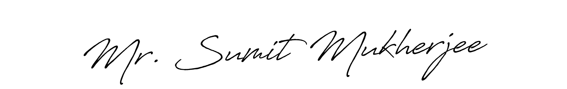 You should practise on your own different ways (Antro_Vectra_Bolder) to write your name (Mr. Sumit Mukherjee) in signature. don't let someone else do it for you. Mr. Sumit Mukherjee signature style 7 images and pictures png