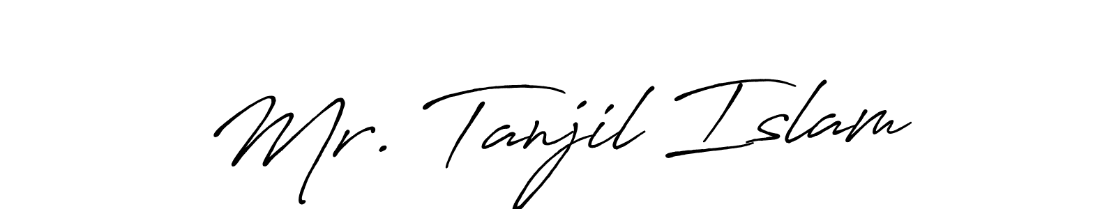 It looks lik you need a new signature style for name Mr. Tanjil Islam. Design unique handwritten (Antro_Vectra_Bolder) signature with our free signature maker in just a few clicks. Mr. Tanjil Islam signature style 7 images and pictures png