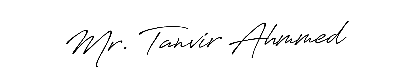 How to make Mr. Tanvir Ahmmed signature? Antro_Vectra_Bolder is a professional autograph style. Create handwritten signature for Mr. Tanvir Ahmmed name. Mr. Tanvir Ahmmed signature style 7 images and pictures png