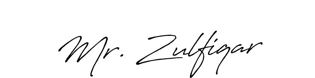 Antro_Vectra_Bolder is a professional signature style that is perfect for those who want to add a touch of class to their signature. It is also a great choice for those who want to make their signature more unique. Get Mr. Zulfiqar name to fancy signature for free. Mr. Zulfiqar signature style 7 images and pictures png