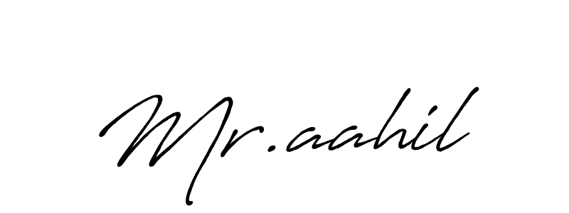 Also You can easily find your signature by using the search form. We will create Mr.aahil name handwritten signature images for you free of cost using Antro_Vectra_Bolder sign style. Mr.aahil signature style 7 images and pictures png