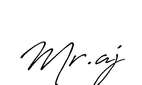 Also You can easily find your signature by using the search form. We will create Mr.aj name handwritten signature images for you free of cost using Antro_Vectra_Bolder sign style. Mr.aj signature style 7 images and pictures png