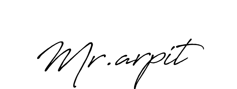 Mr.arpit stylish signature style. Best Handwritten Sign (Antro_Vectra_Bolder) for my name. Handwritten Signature Collection Ideas for my name Mr.arpit. Mr.arpit signature style 7 images and pictures png