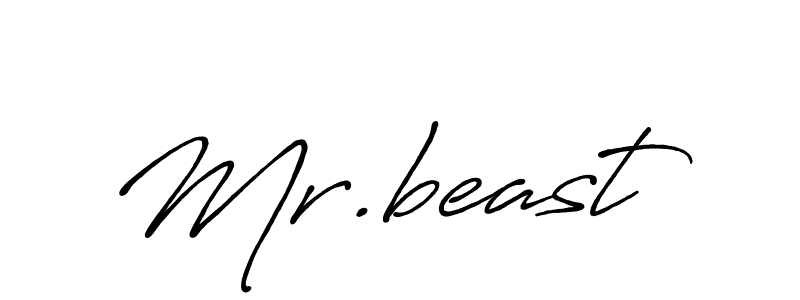 Use a signature maker to create a handwritten signature online. With this signature software, you can design (Antro_Vectra_Bolder) your own signature for name Mr.beast. Mr.beast signature style 7 images and pictures png