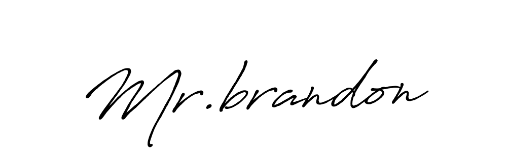 Design your own signature with our free online signature maker. With this signature software, you can create a handwritten (Antro_Vectra_Bolder) signature for name Mr.brandon. Mr.brandon signature style 7 images and pictures png