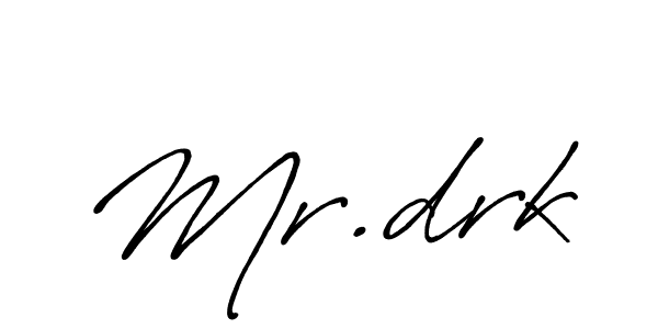 You should practise on your own different ways (Antro_Vectra_Bolder) to write your name (Mr.drk) in signature. don't let someone else do it for you. Mr.drk signature style 7 images and pictures png