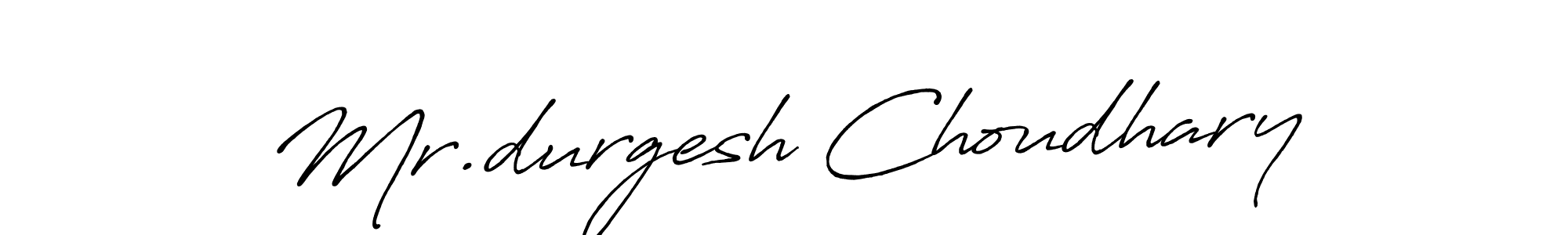 Use a signature maker to create a handwritten signature online. With this signature software, you can design (Antro_Vectra_Bolder) your own signature for name Mr.durgesh Choudhary. Mr.durgesh Choudhary signature style 7 images and pictures png