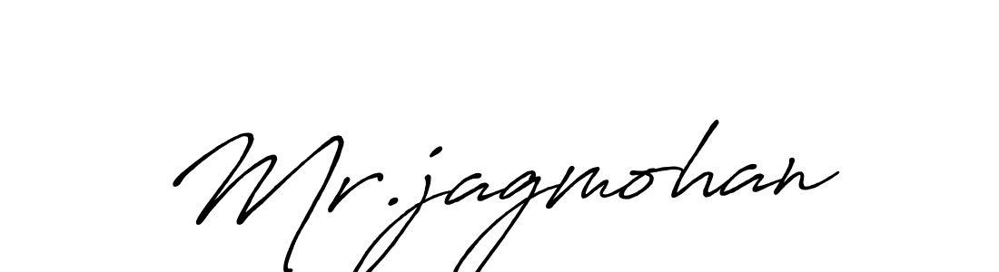 Create a beautiful signature design for name Mr.jagmohan. With this signature (Antro_Vectra_Bolder) fonts, you can make a handwritten signature for free. Mr.jagmohan signature style 7 images and pictures png