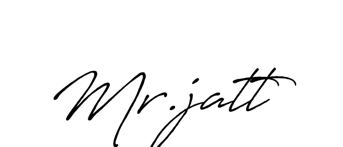 Also we have Mr.jatt name is the best signature style. Create professional handwritten signature collection using Antro_Vectra_Bolder autograph style. Mr.jatt signature style 7 images and pictures png