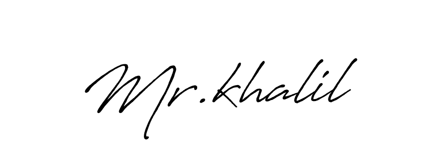Best and Professional Signature Style for Mr.khalil. Antro_Vectra_Bolder Best Signature Style Collection. Mr.khalil signature style 7 images and pictures png