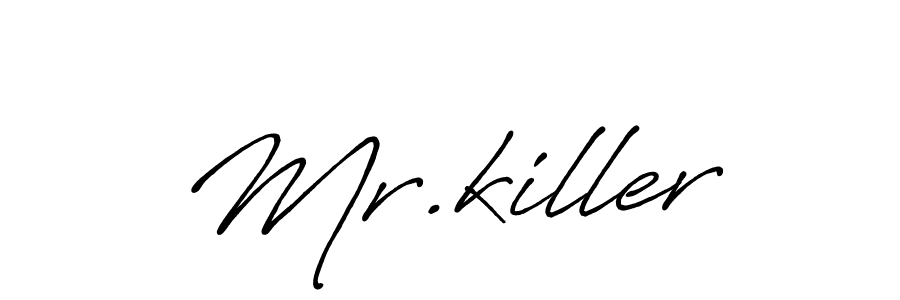 Mr.killer stylish signature style. Best Handwritten Sign (Antro_Vectra_Bolder) for my name. Handwritten Signature Collection Ideas for my name Mr.killer. Mr.killer signature style 7 images and pictures png