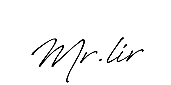 How to Draw Mr.lir signature style? Antro_Vectra_Bolder is a latest design signature styles for name Mr.lir. Mr.lir signature style 7 images and pictures png