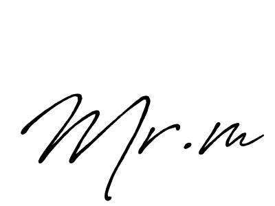 The best way (Antro_Vectra_Bolder) to make a short signature is to pick only two or three words in your name. The name Mr.m include a total of six letters. For converting this name. Mr.m signature style 7 images and pictures png