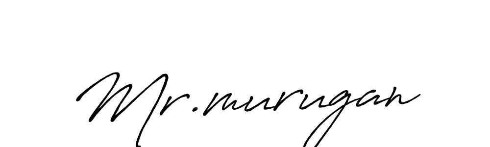 Design your own signature with our free online signature maker. With this signature software, you can create a handwritten (Antro_Vectra_Bolder) signature for name Mr.murugan. Mr.murugan signature style 7 images and pictures png