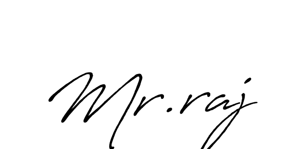 It looks lik you need a new signature style for name Mr.raj. Design unique handwritten (Antro_Vectra_Bolder) signature with our free signature maker in just a few clicks. Mr.raj signature style 7 images and pictures png