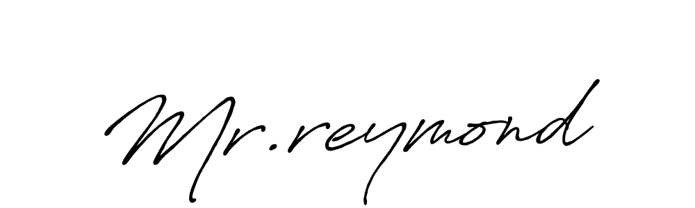 Use a signature maker to create a handwritten signature online. With this signature software, you can design (Antro_Vectra_Bolder) your own signature for name Mr.reymond. Mr.reymond signature style 7 images and pictures png