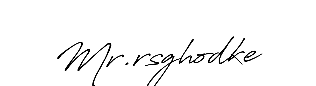It looks lik you need a new signature style for name Mr.rsghodke. Design unique handwritten (Antro_Vectra_Bolder) signature with our free signature maker in just a few clicks. Mr.rsghodke signature style 7 images and pictures png