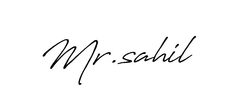 Antro_Vectra_Bolder is a professional signature style that is perfect for those who want to add a touch of class to their signature. It is also a great choice for those who want to make their signature more unique. Get Mr.sahil name to fancy signature for free. Mr.sahil signature style 7 images and pictures png