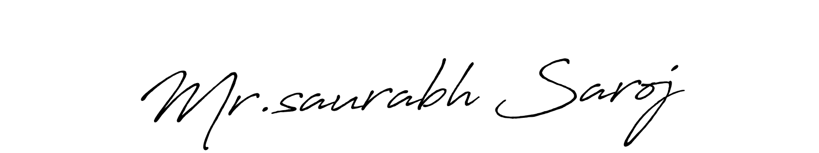 Once you've used our free online signature maker to create your best signature Antro_Vectra_Bolder style, it's time to enjoy all of the benefits that Mr.saurabh Saroj name signing documents. Mr.saurabh Saroj signature style 7 images and pictures png