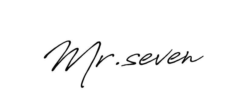 You can use this online signature creator to create a handwritten signature for the name Mr.seven. This is the best online autograph maker. Mr.seven signature style 7 images and pictures png