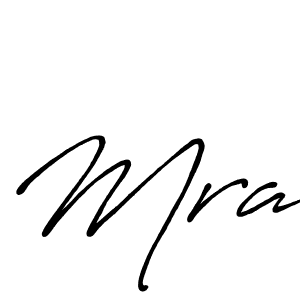 Create a beautiful signature design for name Mra. With this signature (Antro_Vectra_Bolder) fonts, you can make a handwritten signature for free. Mra signature style 7 images and pictures png