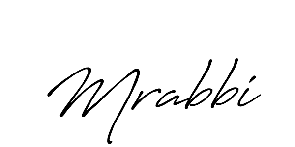 How to make Mrabbi name signature. Use Antro_Vectra_Bolder style for creating short signs online. This is the latest handwritten sign. Mrabbi signature style 7 images and pictures png