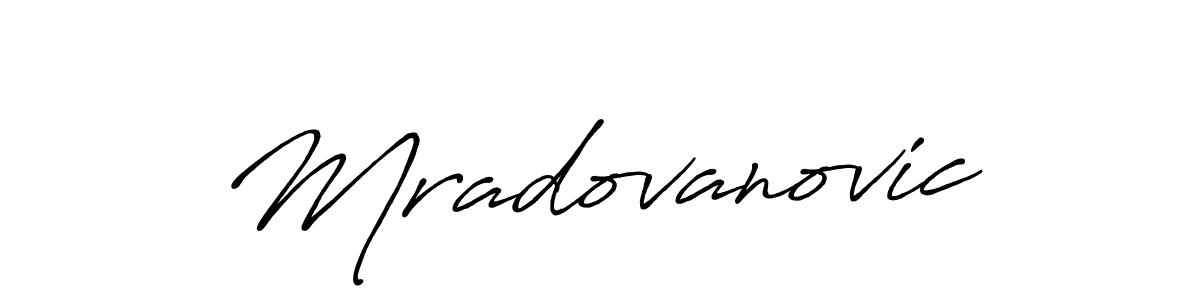 Design your own signature with our free online signature maker. With this signature software, you can create a handwritten (Antro_Vectra_Bolder) signature for name Mradovanovic. Mradovanovic signature style 7 images and pictures png