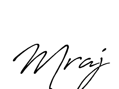 It looks lik you need a new signature style for name Mraj. Design unique handwritten (Antro_Vectra_Bolder) signature with our free signature maker in just a few clicks. Mraj signature style 7 images and pictures png